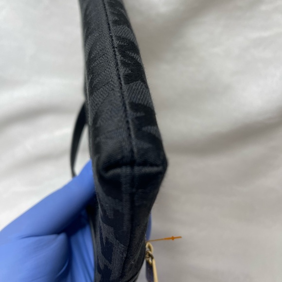 Michael Kors black canvas wristlet - Picture 4 of 9